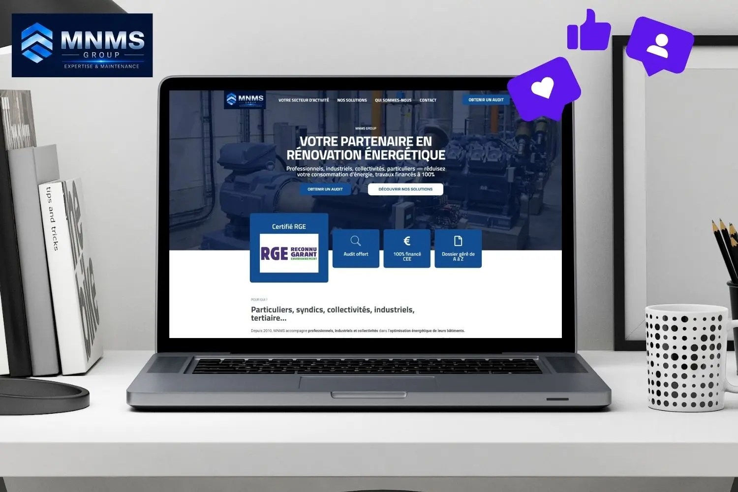 MNMS site web rénovation énergétique